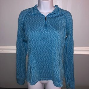 REI fleece lined quarter zip athletic top !